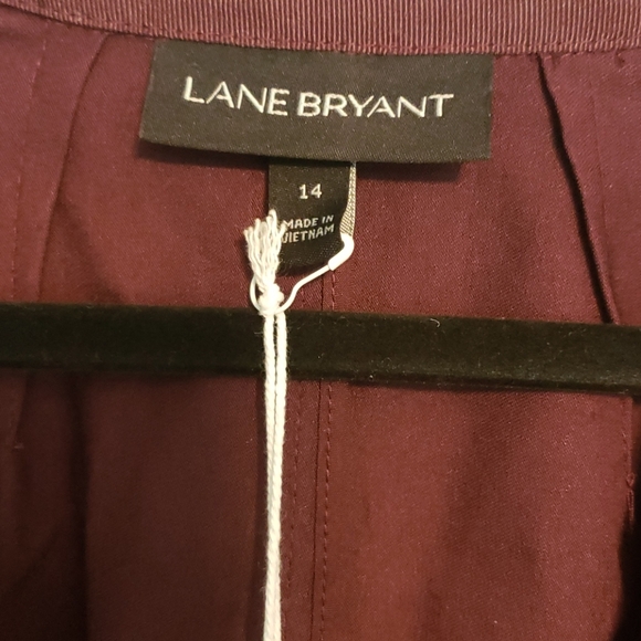 Lane Bryant Wine Blazer sz 14 - Picture 2 of 3